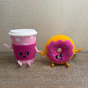 Target Spritz Pink Coffee & Donut Valentine Day Felt Duo